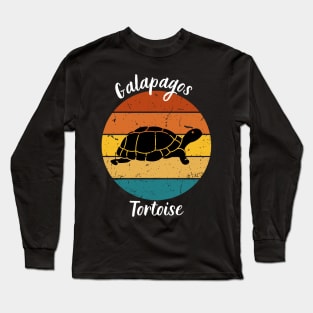 galapagos tortoise in galapagos Long Sleeve T-Shirt